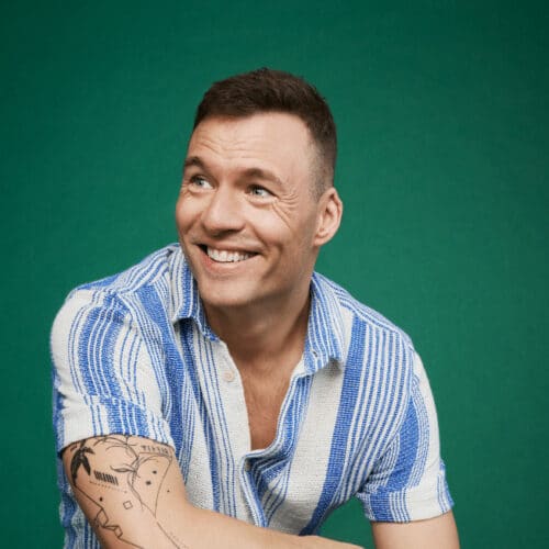 Simon Talbot komiker, vært, konferencier