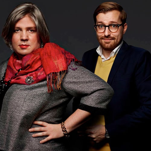 Den Korte Radioavis komiker, vært, konferencier