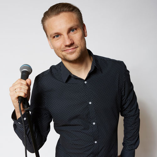 Jakob Svendsen komiker, vært, konferencier