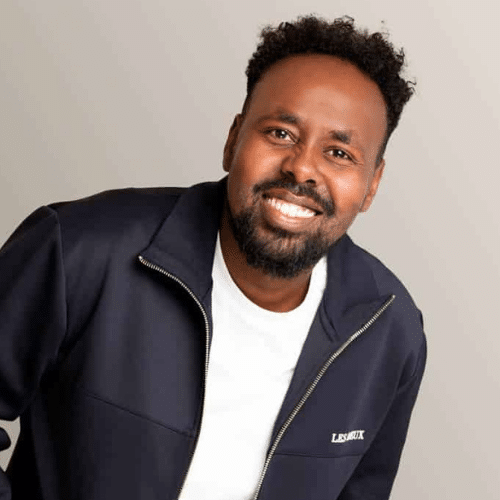 Mahamad komiker, vært, konferencier