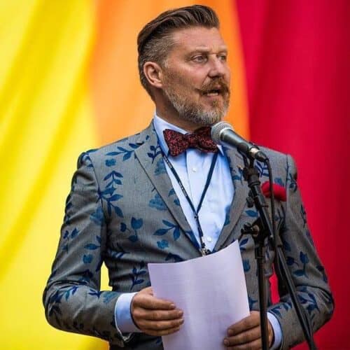 Lars Henriksen komiker, vært, konferencier