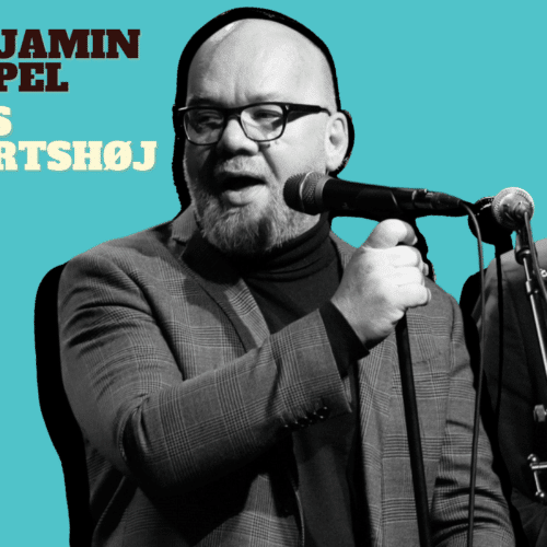 Jazz & Jokes Benjamin Koppel og Lars Hjortshoej komiker, vært, konferencier